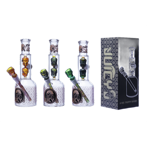 Juicy J Glass - Golden skull stacked beaker (MSRP $76.00)