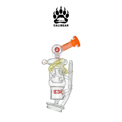 Puffco Peak Compatible Swiss Straight Fab Recycler Attachment by Calibear (MSRP $149.99)